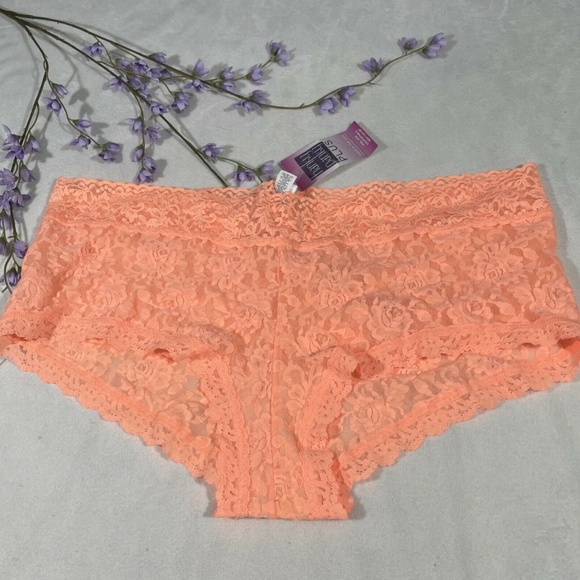 Hanky Panky Other - NWT Hanky Panky [ Plus 3X ] Signature Lace‎ Boyshort in Peach